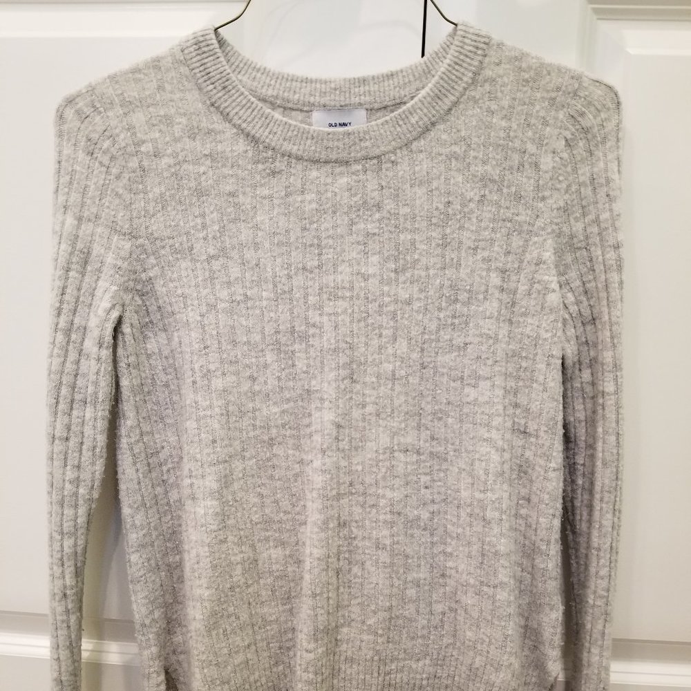 Grey Textured Sweater